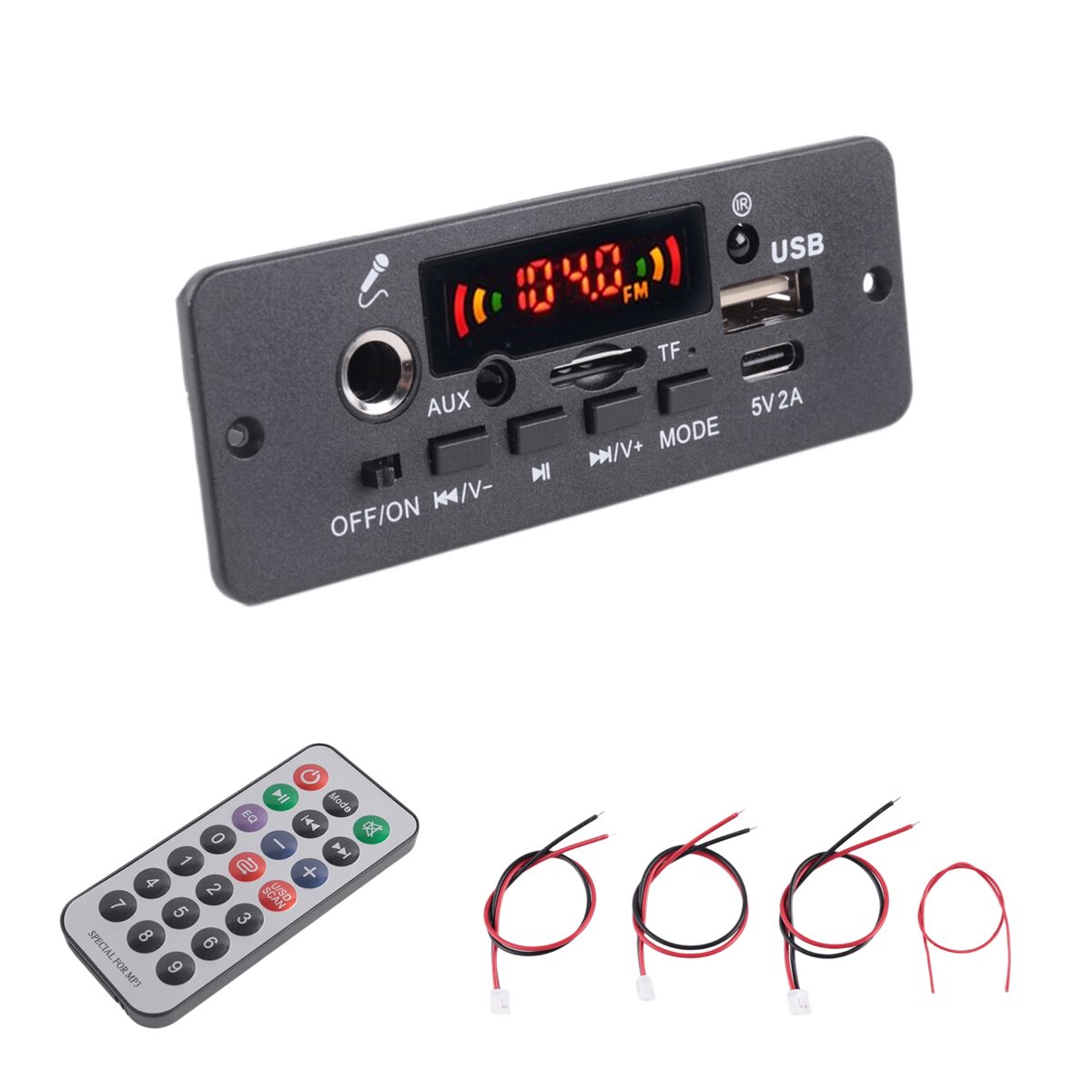 Audio Music Free Mp3 - Neues Bluetooth-kompatibles Audio-Decoder-Board-Verstärkermodul JQ-D129BT-A 2X5W Musik-Player-Zubehör