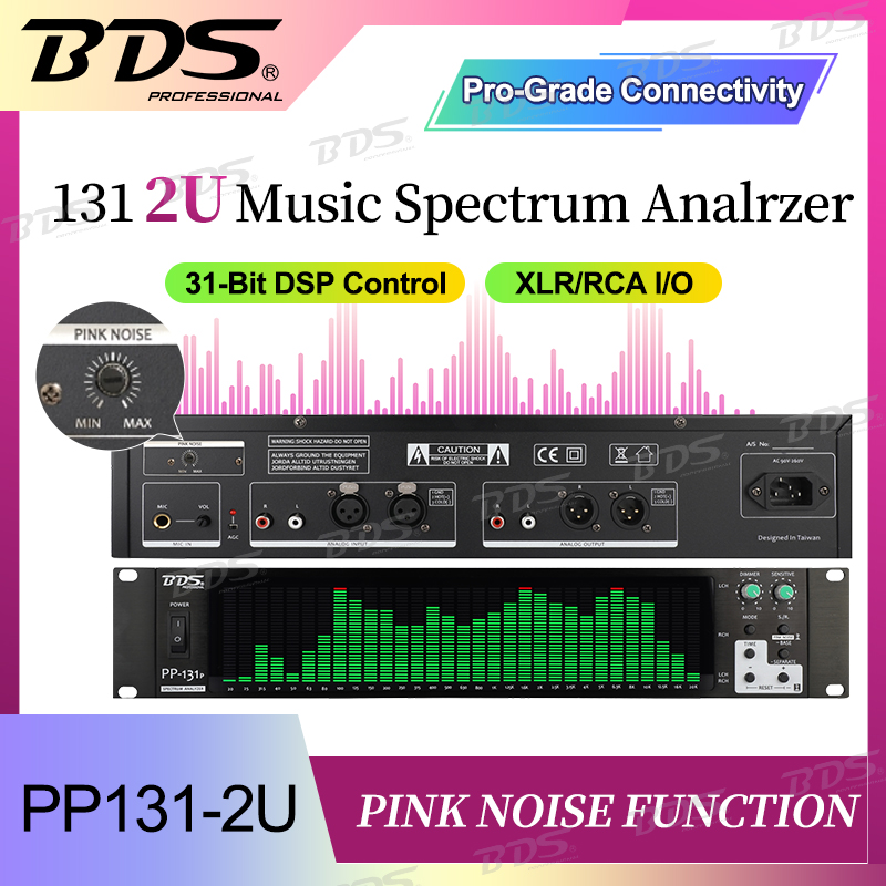 Audio Music Generator Free - BDS PP-131P Rackmount-Audianalysator mit 31 Segmenten,