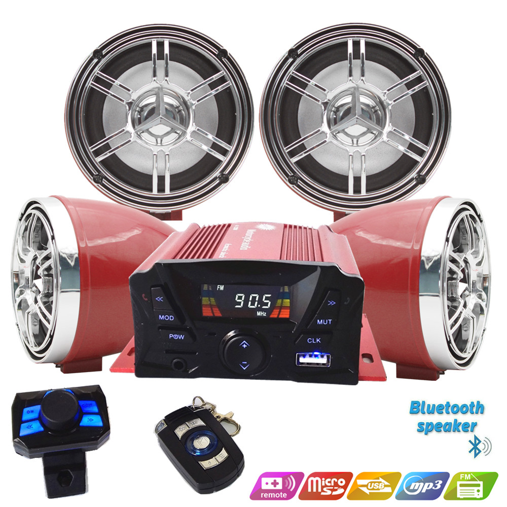 Audio Music Free Mp3 - 12V 4-Kanal UTV ATV Golfwagen Motorrad