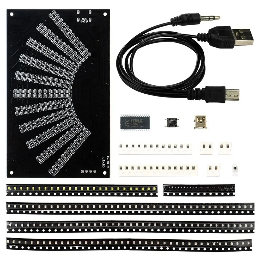 Audio Music Visualizer - DIY LED Musik Spektrum Display Kit