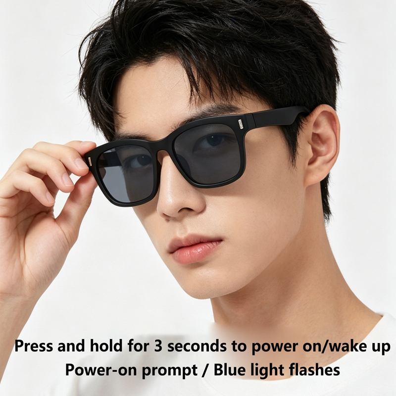 Audio With Music Ai - KI-Intelligente Sonnenbrille Bluetooth-Brille UV-Beständige Bluetooth-Audio-Kopfhörer Sportbrille