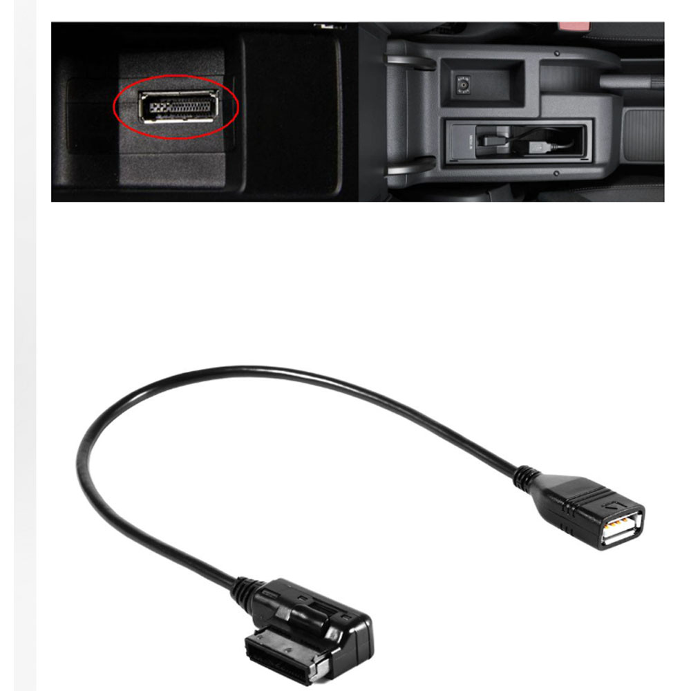 Audio Music Free Mp3 - USB-Musik-Audio-Adapterkabel, Multifunktionales Auto-Media-AUX-MP3-Kabel, Universelles Fahrzeug-Audio-Verbindungsleitung für