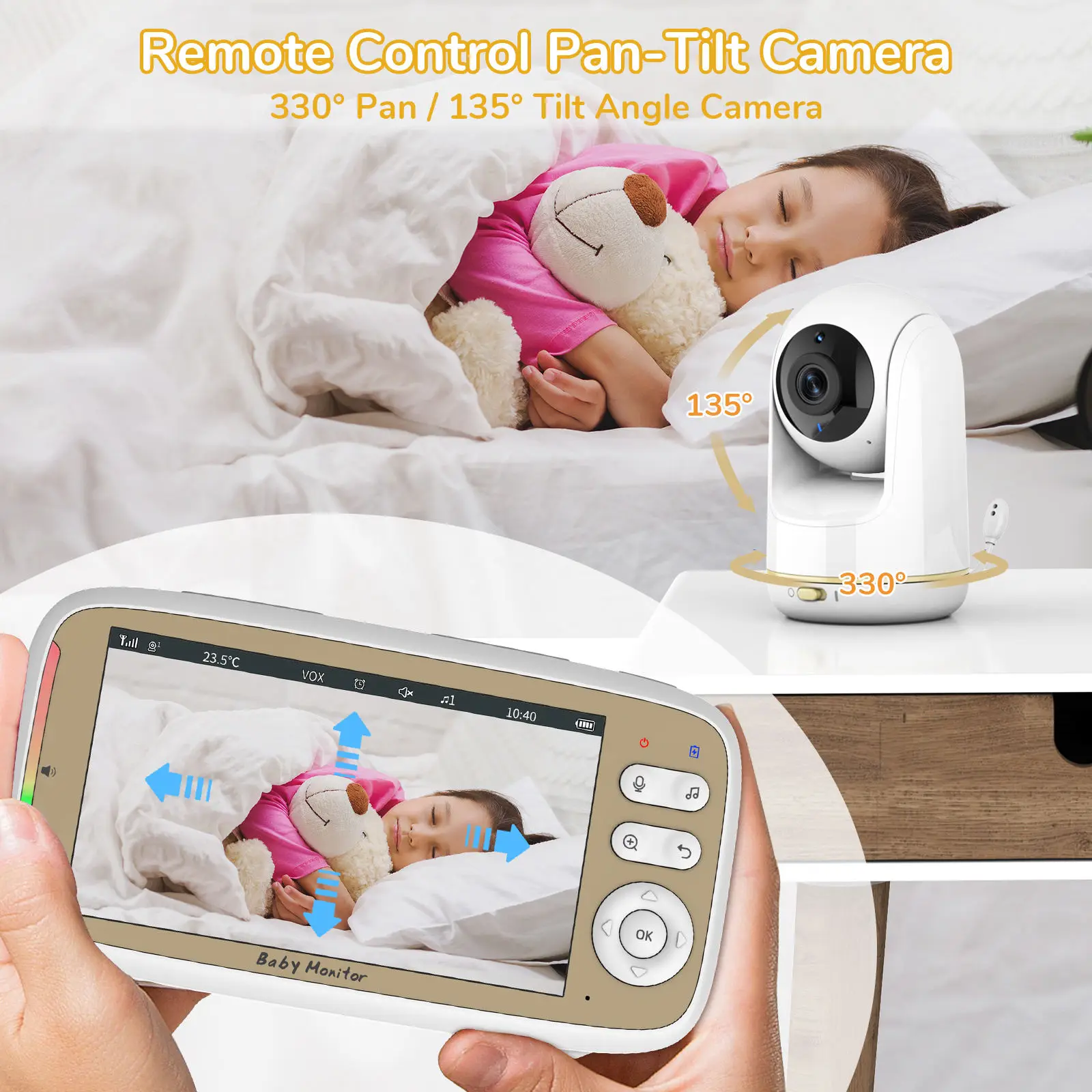 VB803 PRO Baby Monitor, mit 2p – Audio Music Video Bewertung und Preis