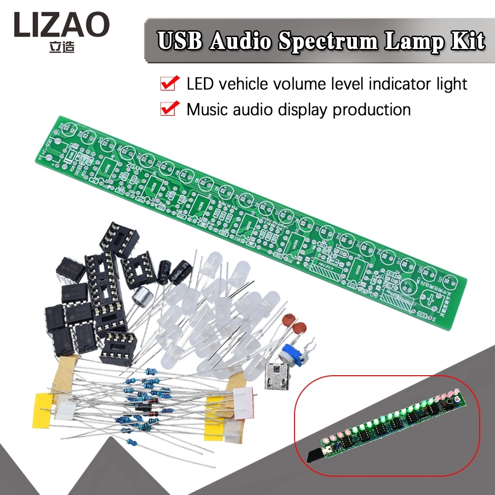 USB Audio-Spektrum-Lampen-DIY- – Audio Music Visualizer Bewertung und Preis