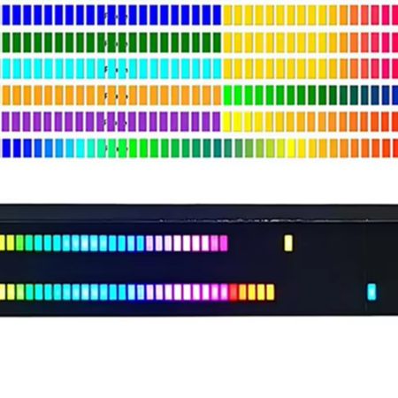 LED-Musikpegelanzeige mit 19 F – Audio Music Visualizer Bewertung und Preis