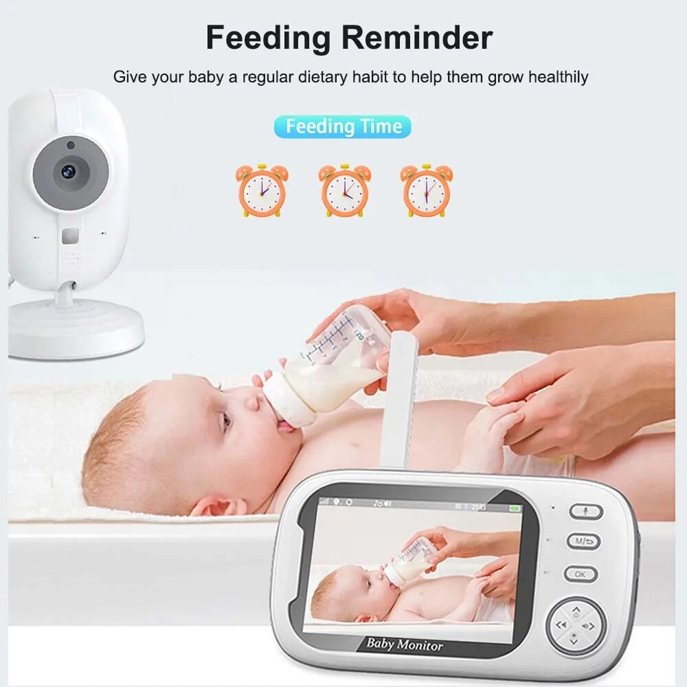 3,5'' Video Baby Monitor 2,4G  – Audio Music Video Bewertung und Preis