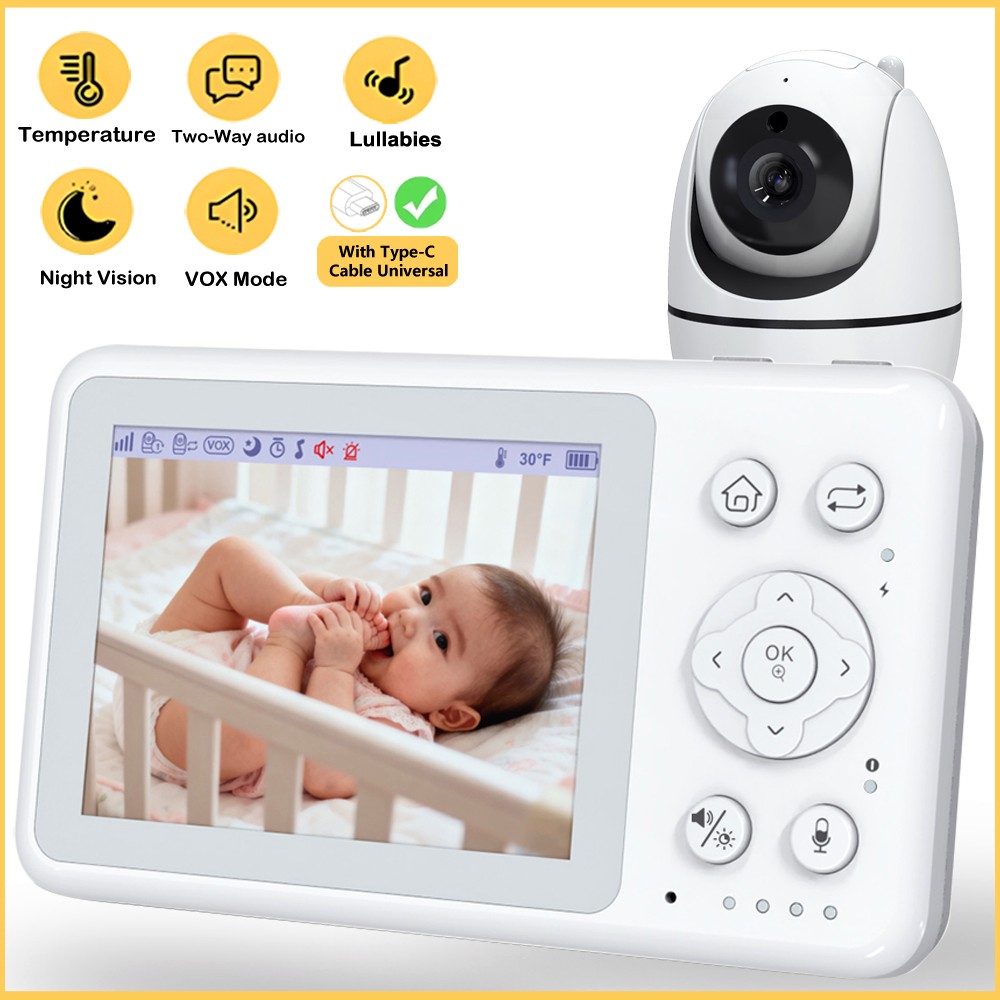 3,2-Zoll-Video-Babyphone mit L – Audio Music Video Bewertung und Preis