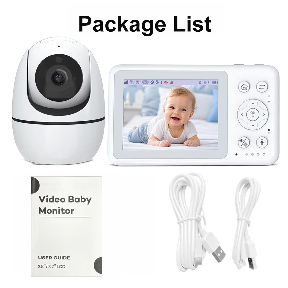 3,2-Zoll-Video-Babyphone mit L – Audio Music Video Bewertung und Preis