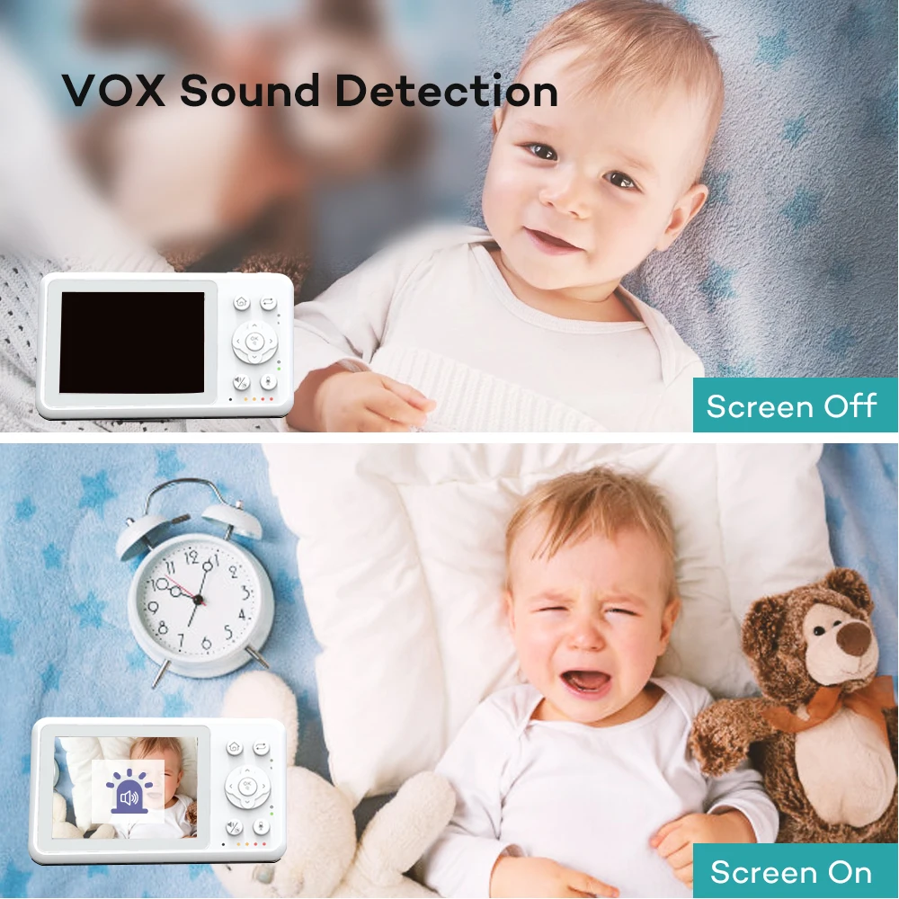 3,2-Zoll-Video-Babyphone mit L – Audio Music Video Bewertung und Preis