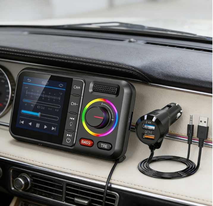 Drahtloser FM-Transmitter mit  – Audio Music App Bewertung und Preis