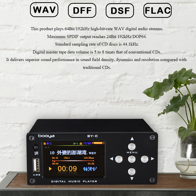 BY-C1 Verlustfreier digitaler  – Audio Music Free Mp3 Bewertung und Preis